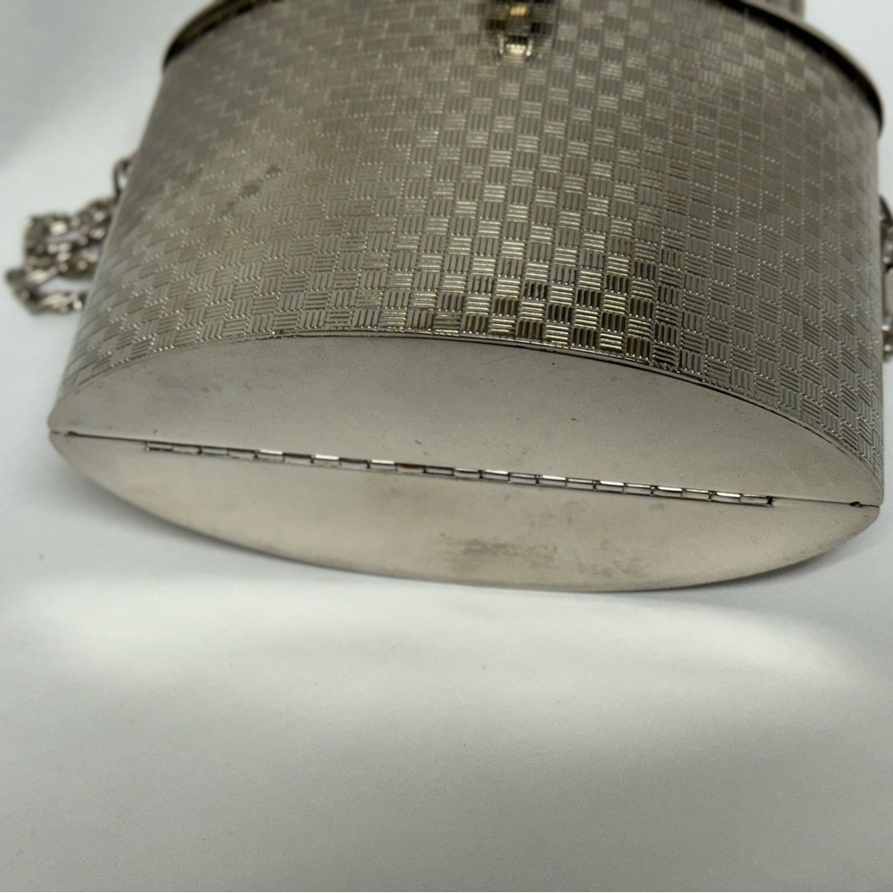 Sasha New York silver tone Evening Bag EUC - Picture 13 of 13